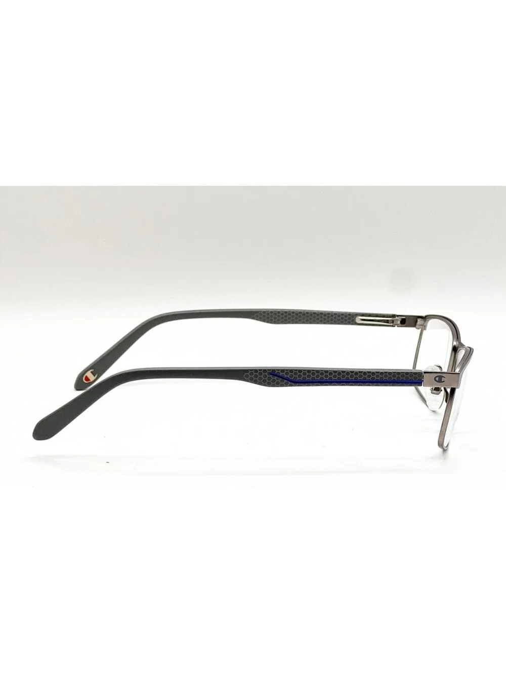 Champion CU2008 C03 Crystal Grey Full Rim Authentic Eyeglass Frames 55-17-140